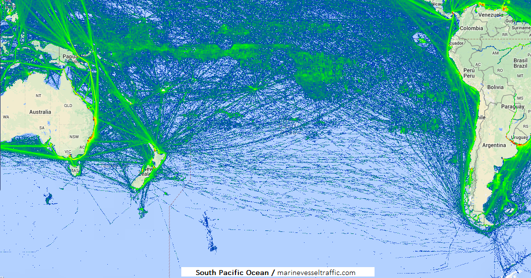 South pacific ocean